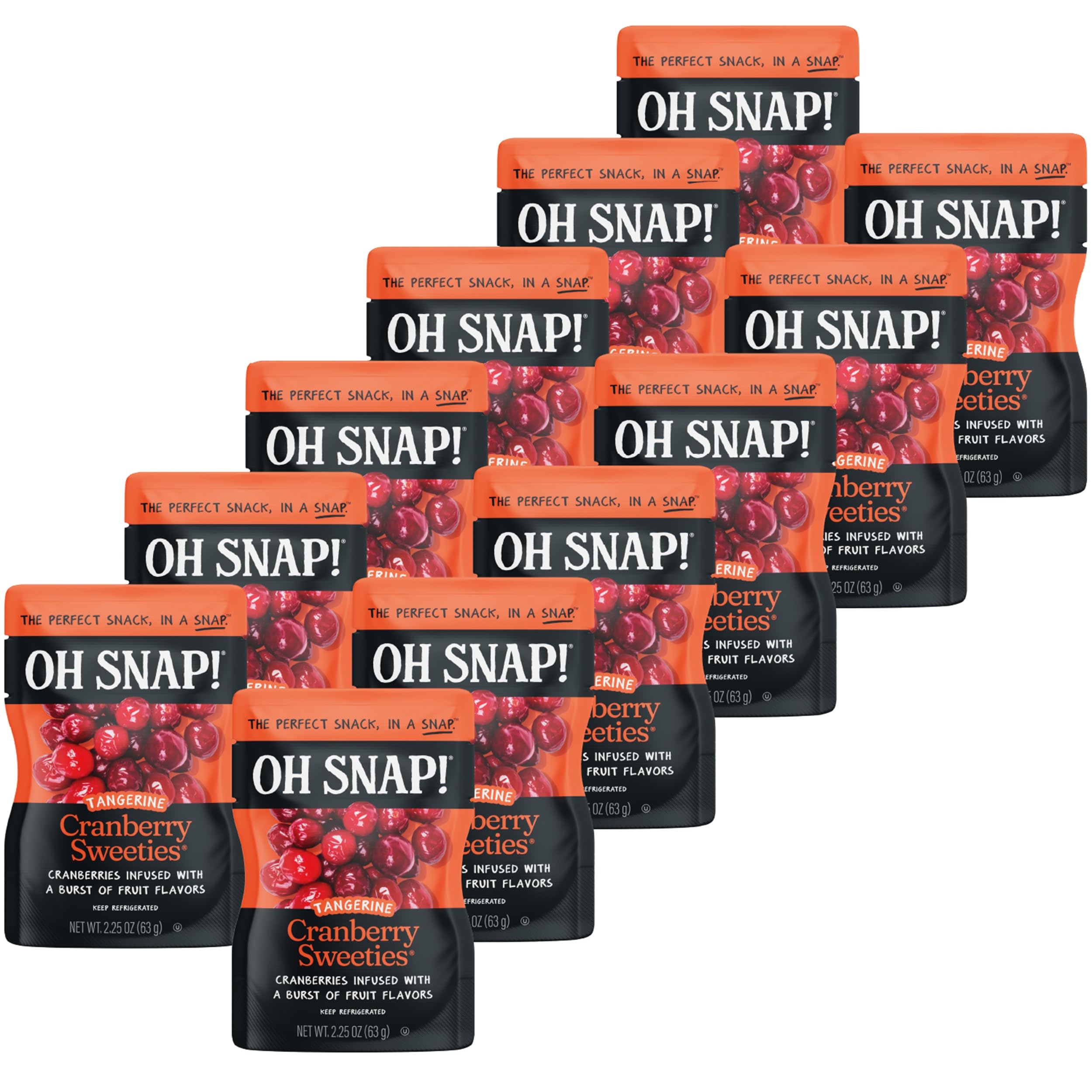 Amazon.com: OH SNAP! Tangerine Cranberry Sweeties (12 Pack